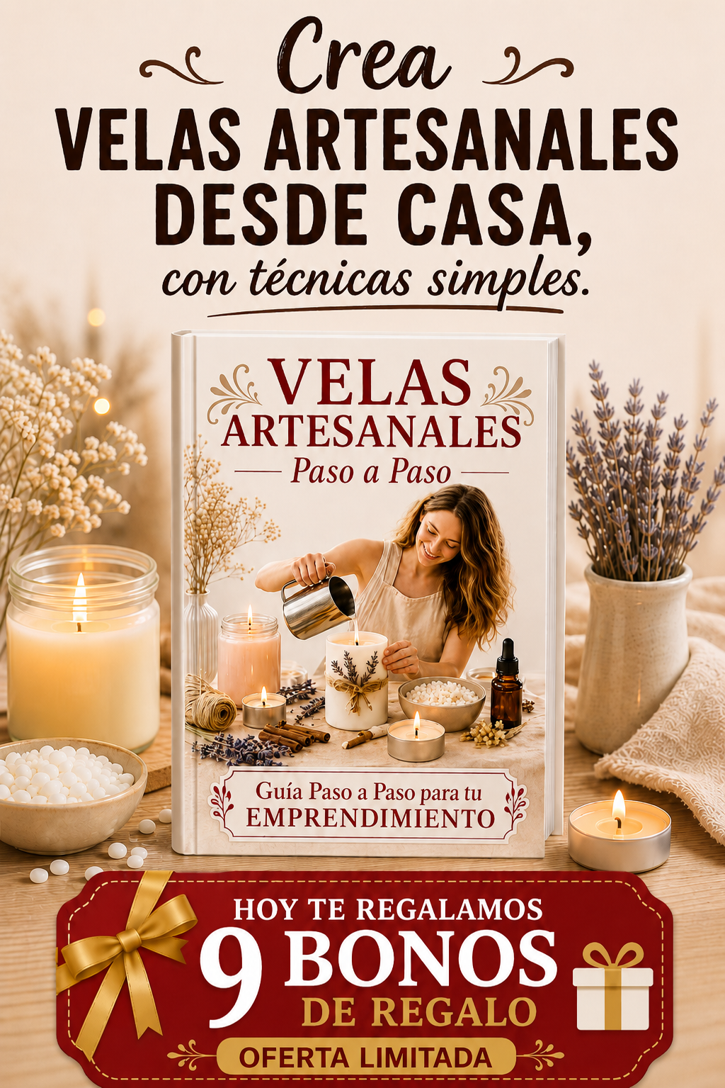 Mega Pack Velas Artesanales: Manual Práctico y Profesional